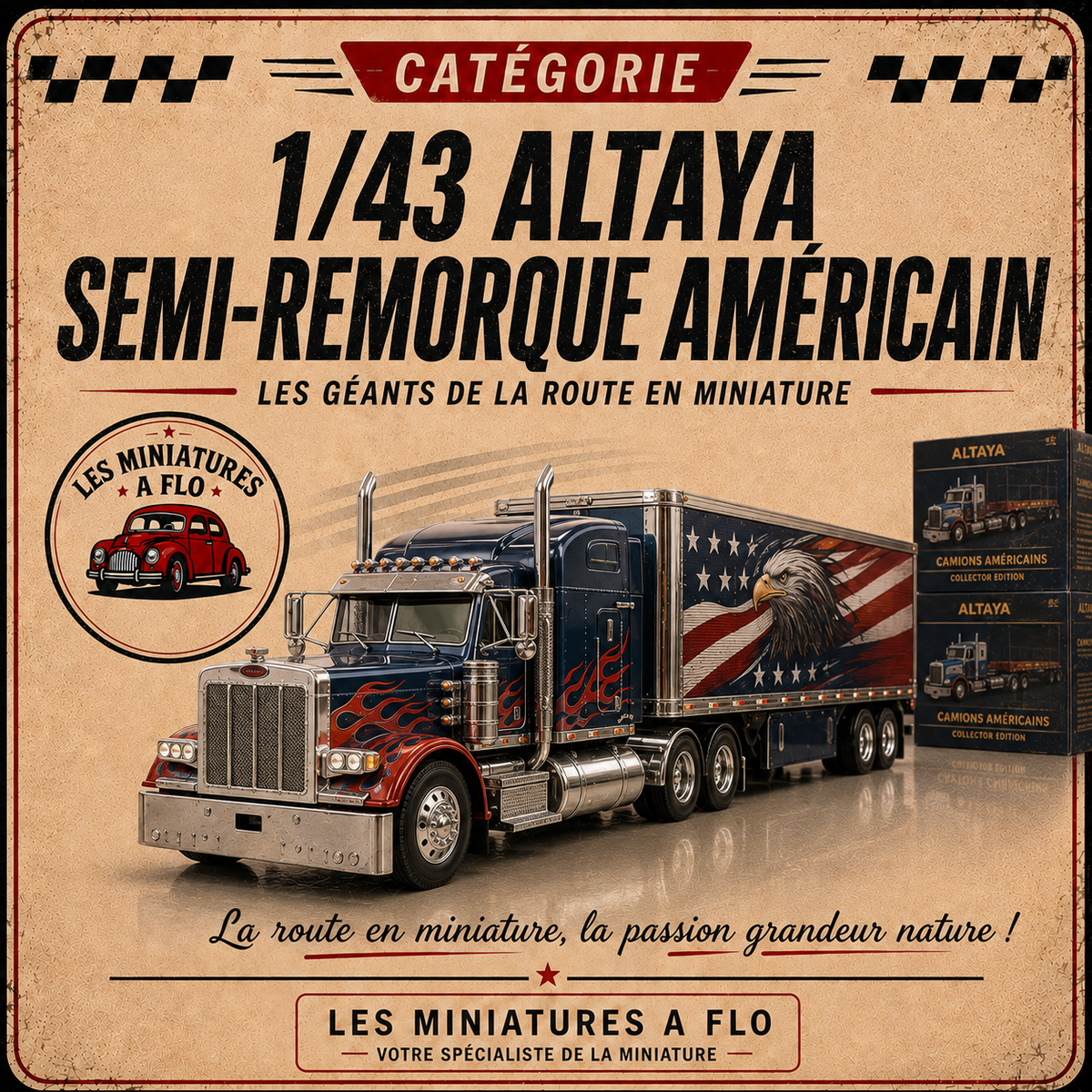 1/43 - Semi-remorques américains