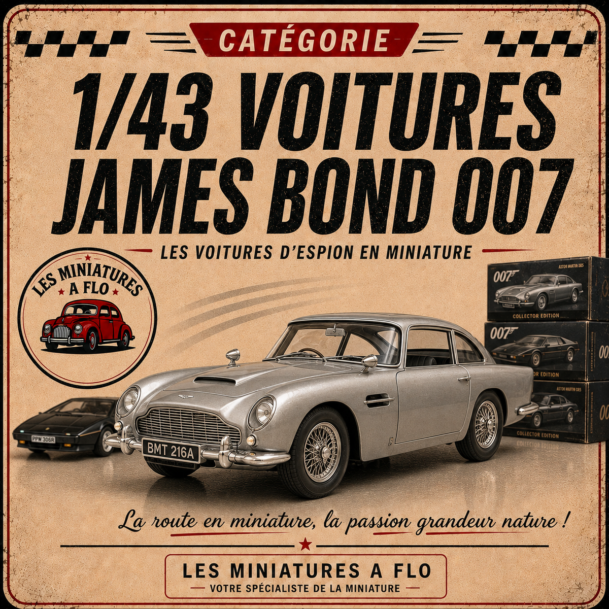 1/43 Voitures James Bond 007