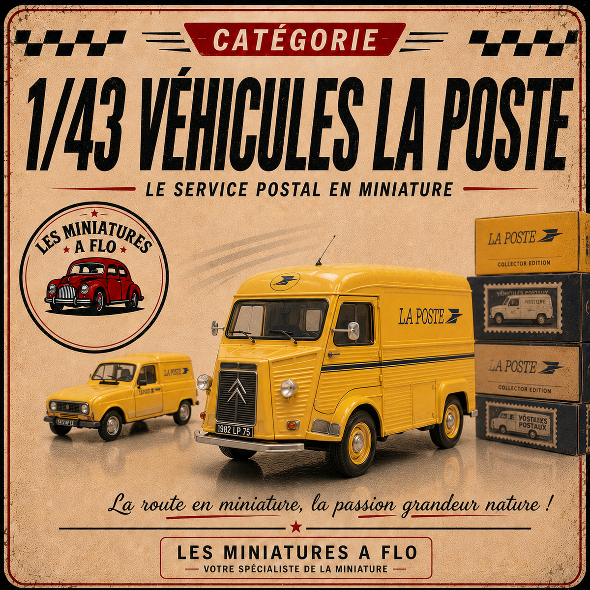 1/43 Véhicules La Poste