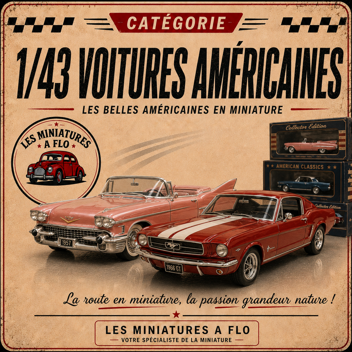 1/43 Voitures Américaines