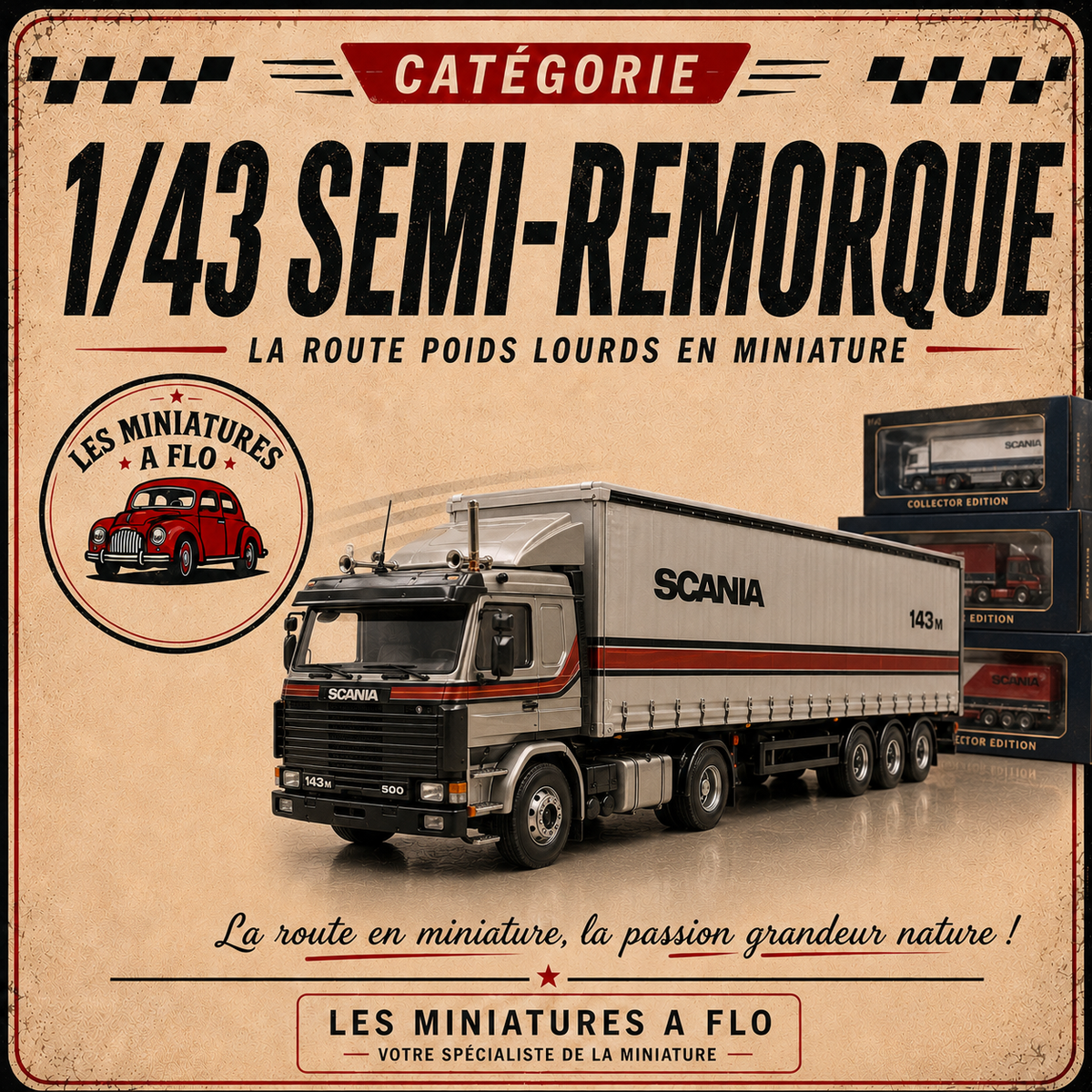 1/43 Semi-Remorque