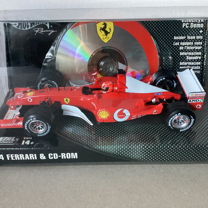 Hotwheels Racing 1:24 , Collection Ferrrari Et CD-ROM