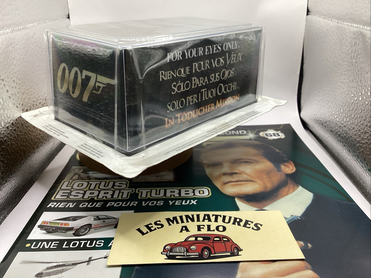 Fabbri 1/43 Collection Les Voitures De James Bond 007 , Lotus Esprit Turbo