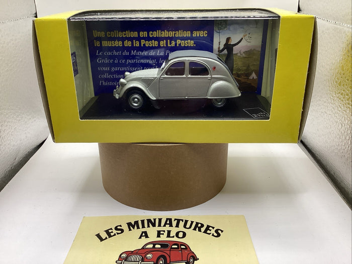 Atlas 1/43 Collection Véhicules Postaux La poste  , Citroën 2 CV Berline 1952